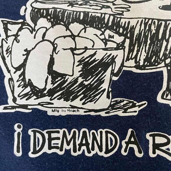 Vintage Reese James 1982 Cartoon Graphic Single Stitch Tshirt Unisex Marriage Hu - Picture 6 of 8